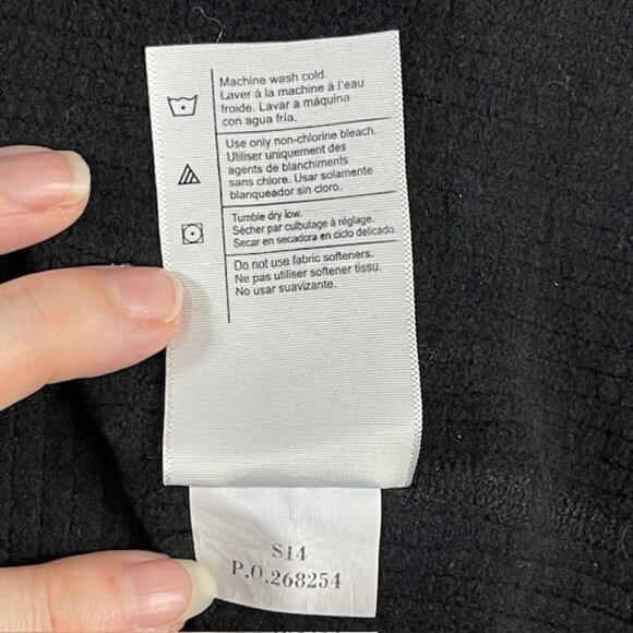 NWOT Carhartt Force Men's 2XL Waffle Knit Crew Neck Black Long Sleeve 100644 - Picture 8 of 9